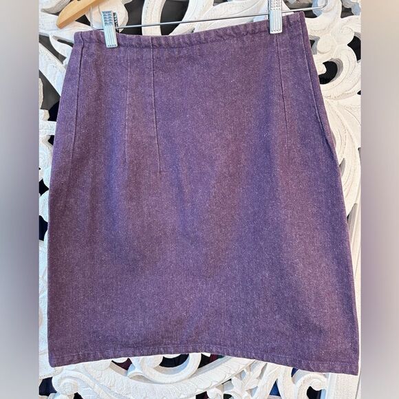 Deadstock Pam Layne Sage in Bloom Womens Medium Purple Denim Embroidered Buffalo - Picture 8 of 14